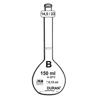 Messkolben DURAN ® | 150 ml | B | NS 14,5/23