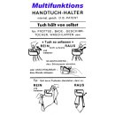 Multifunktions - Halter weiss